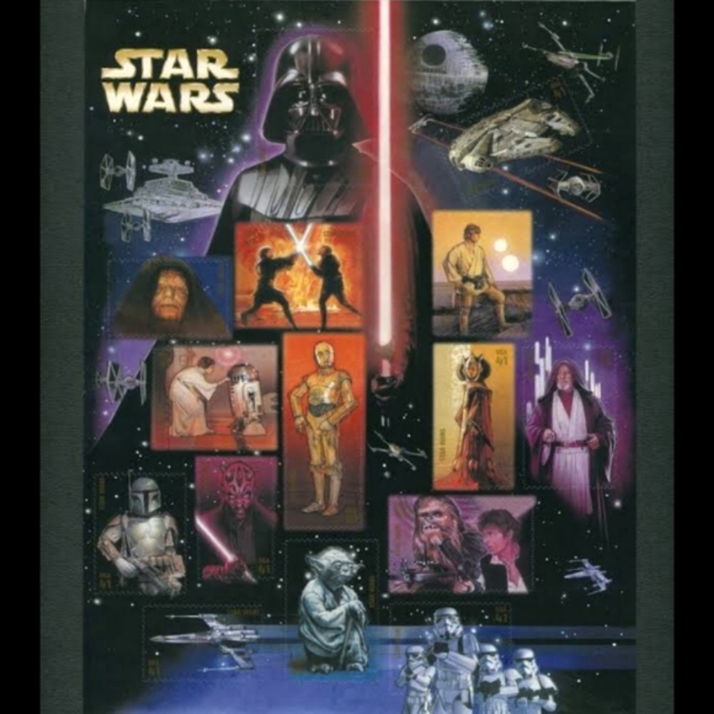 Collectible Star Wars stamps 2007